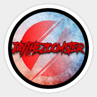 JayTheZoomster Logo Shirt Sticker